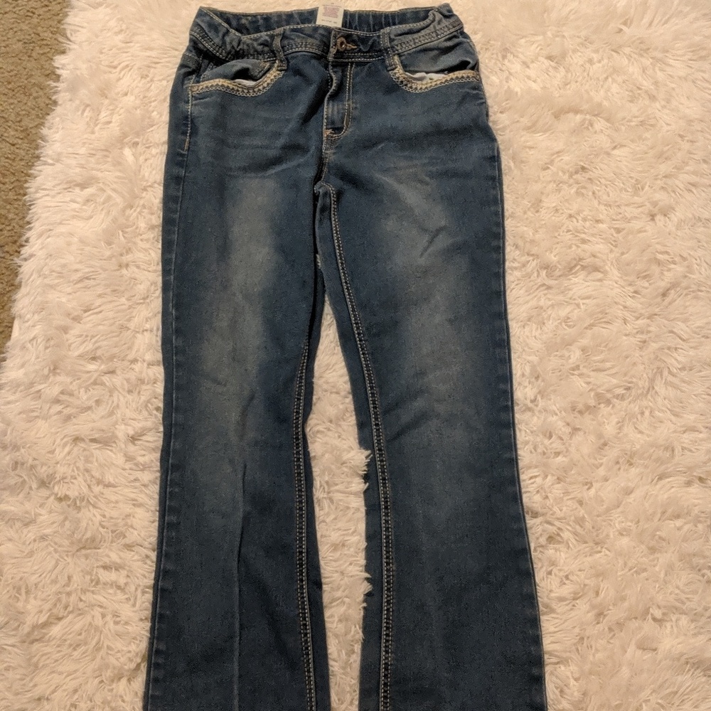 Girls boot cut jeans